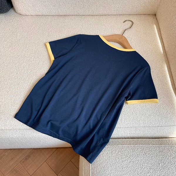 売上総額１位！セリーヌ PARIS 70S Tシャツ 偽物 コットンジャージー ホワイト 2X36H671Q